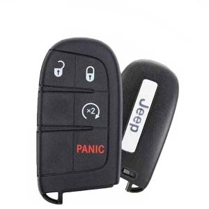2014-2021 Jeep Grand Cherokee / 4-Button Smart Key / PN: 68143500AC / M3N-40821302 (OEM)