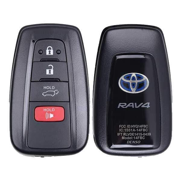 2019-2021 Toyota RAV4 / 4-Button Smart Key / PN: 8990H-42040 / HYQ14FBC (Japan Production) (Hybrid) (OEM)