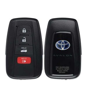 2020-2022 Toyota Avalon Hybrid / 4-Button Smart Key / PN: 8990H-07080 / HYQ14FBC-0351 (Blue Hybrid Logo) (OEM)
