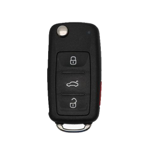 2004-2008 Volkswagen Touareg / 4-Button Flip Key / KR55WK45032 / PROX / 315 MHz (AFTERMARKET)