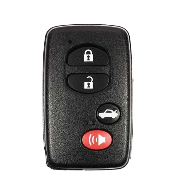 2007-2013 Toyota / 4-Button Smart Key / PN: 89904-06130 / HYQ14AAB-3370 (OEM Recase)