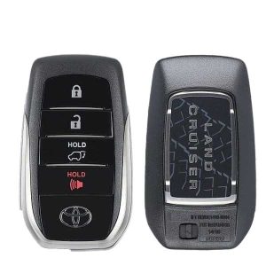 2020-2021 Toyota Land Cruiser / 4-Button Smart Key / PN: 89904-60X40 / HYQ14FBB-0010 (OEM Refurb)