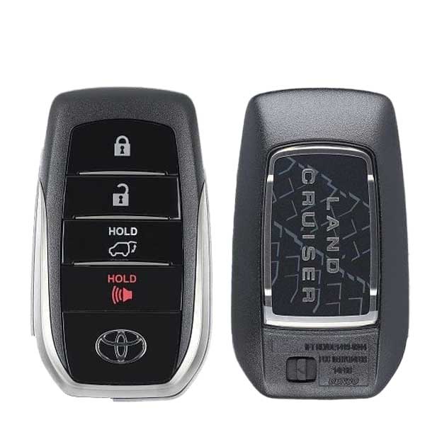 2020-2021 Toyota Land Cruiser / 4-Button Smart Key / PN: 89904-60X40 / HYQ14FBB-0010 (OEM Refurb)