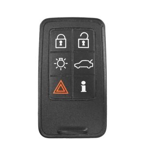 2007-2016 Volvo / 6-Button Smart Key / PN: 31419131 / KR55WK49266 (OEM Recase)