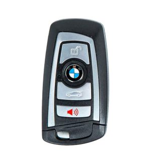 2013-2018 BMW 3 / 5 / 7 Series / 4-Button Smart Key / FEM / PN: 9312540-04 / YGOHUF5767 / Silver Trim (OEM Refurb)