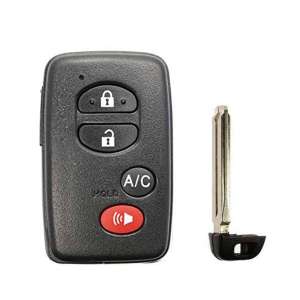 2009-2015 Toyota / 4-Button Smart Key SHELL / HYQ14AAB HYQ14ACX (AFTERMARKET)