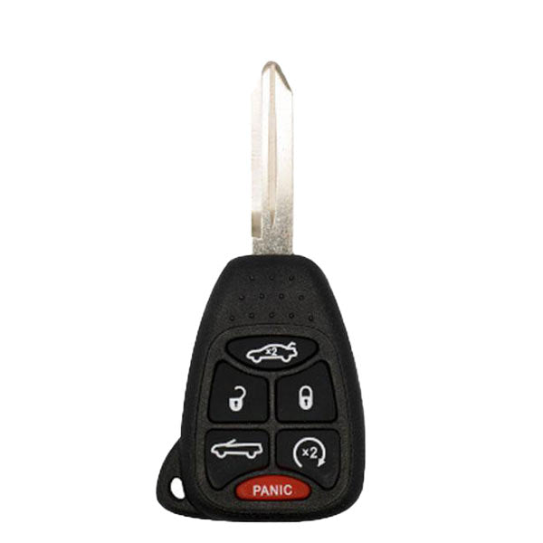 Solid Keys USA - 2004-2017 Chrysler Dodge Jeep / OEM Replacement / 6-Button Remote Head Key w/ Remote Start & Convertible