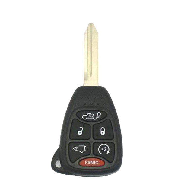 Solid Keys USA - 2004-2017 Chrysler Dodge Jeep / OEM Replacement / 6-Button Remote Head Key w/ Hatch, Power Liftgate, & Remote Start