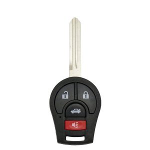 Solid Keys USA - 2004-2017 Nissan / OEM Replacement / 4-Button Remote Head Key w/ Trunk