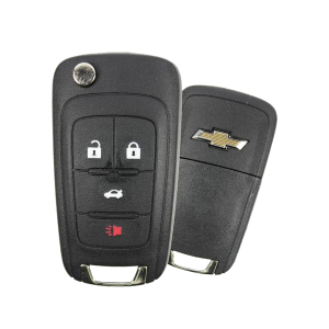2015-2018 Chevrolet Cruze / 4-Button Flip Key / PN: 5921872 / OHT05918179 / HU100 / PEPS (Strattec)
