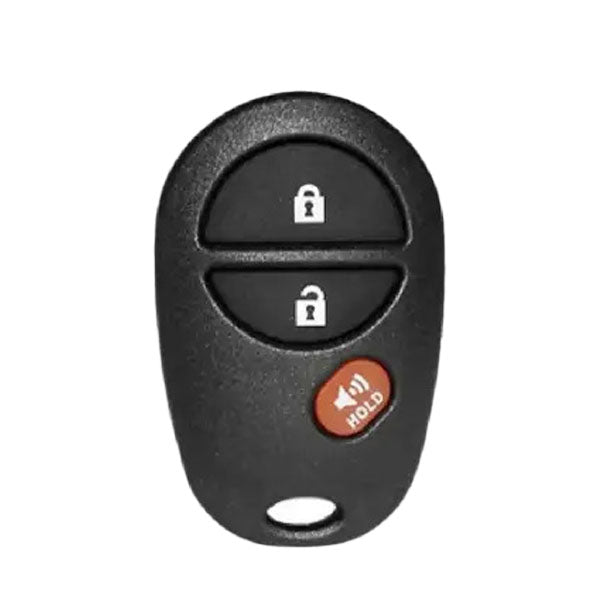 Ilco - 2004-2017 Toyota - TOY-RKE3B1 - 3-Button Keyless Entry Remote SHELL (AFTERMARKET)