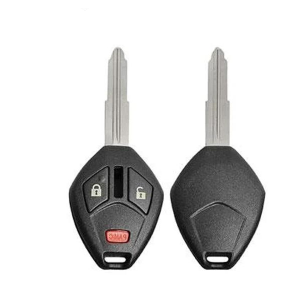 2007-2015 Mitsubishi / 3-Button Remote Head Key Shell / MIT3 / OUCG8D-620M-A (AFTERMARKET)