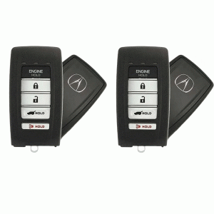 2 x 2014-2015 Acura MDX / 5-Button Smart Key / PN: 72147-TZ6-A710-M1 / KR537924100 (Driver 1) (Driver 2) (OEM)