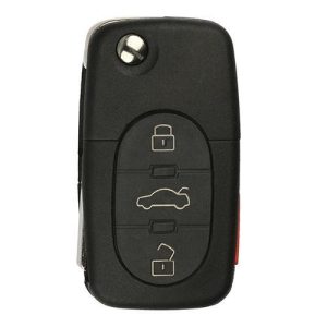 1998-2002 VW / 4-Button Flip Key / HLO1J0959753F / (AFTERMARKET)