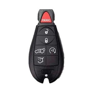 2009-2013 Jeep Grand Cherokee / 6-Button Fobik Key / PN: 68051666AI / IYZ-C01C (OEM Recase)