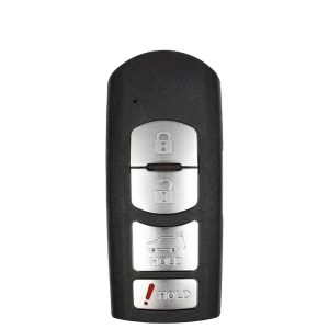 2016-2019 Mazda CX-5 / CX-9 / 4-Button Smart Key w/ Hatch / PN: TKY2-67-5DY / WAZSKE13D01 (OEM Recase)