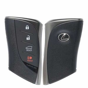 2019 - 2021 Lexus UX200 / 4-Button Smart Key / PN: 8990H-76020 / HYQ14FBF (Black Logo) (OEM)