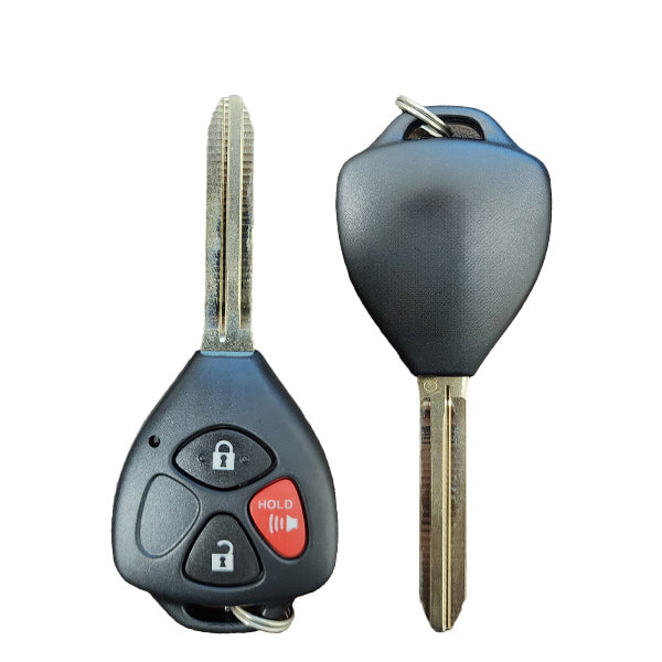 2010-2019 Toyota 4-Runner RAV4 / 3-Button Remote Head Key / PN: 89070-0R050 / HYQ12BDC (G Chip) (OEM Recase)